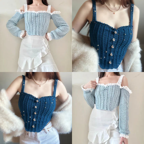 MIRANE CORSET TOP CROCHET PATTERN