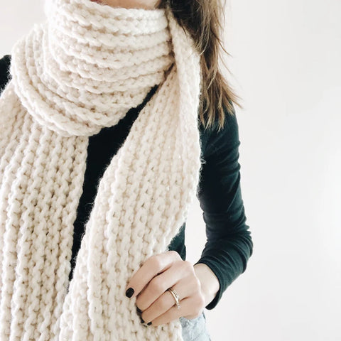 Chunky Oversized Scarf Crochet Pattern