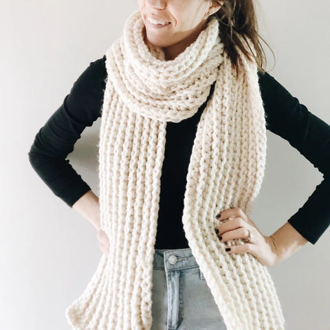 Chunky Oversized Scarf Crochet Pattern