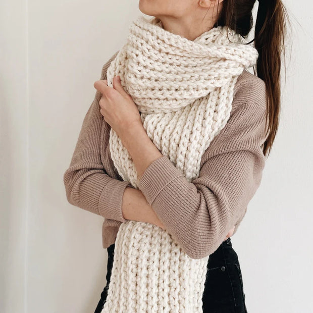 Chunky Oversized Scarf Crochet Pattern