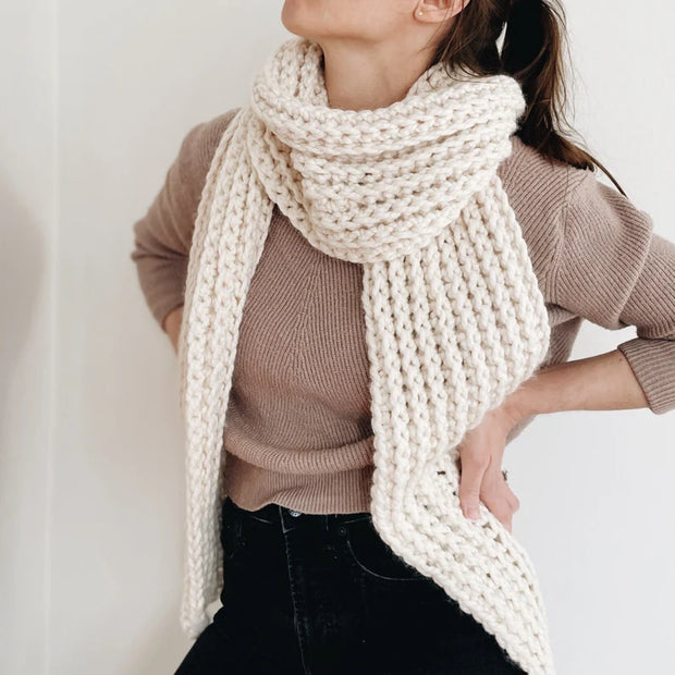 Chunky Oversized Scarf Crochet Pattern