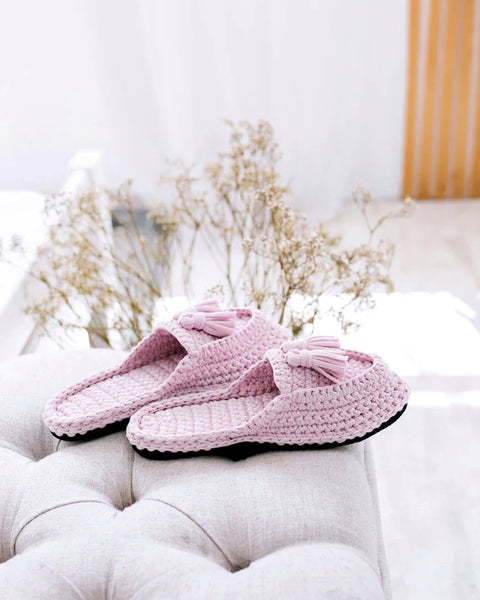 Tassel Mules Crochet Pattern