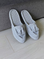 Tassel Mules Crochet Pattern