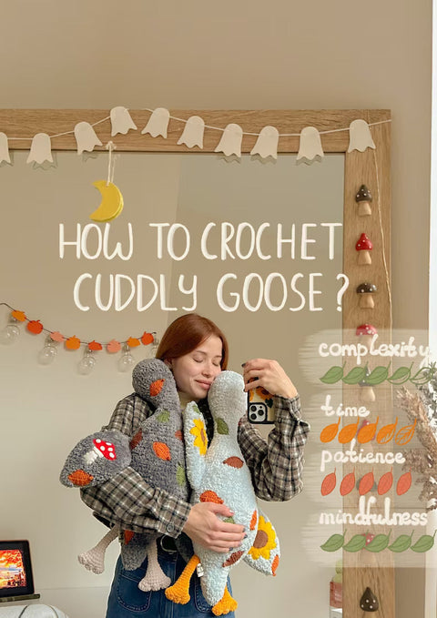 Cuddly Autumn Goose Monster PATTERN