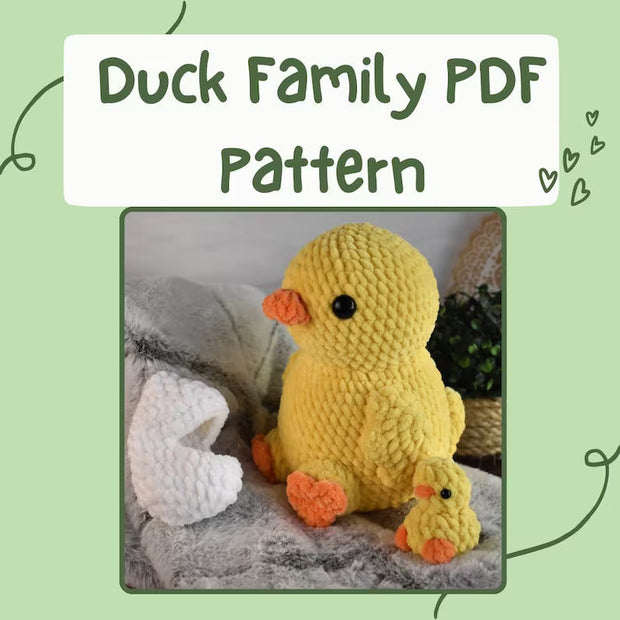 Duck Family Crochet Pattern