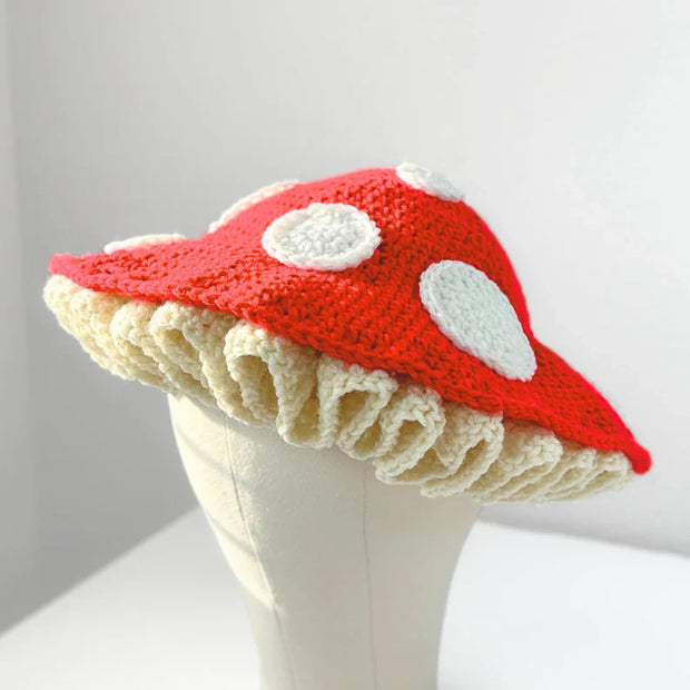 Mushroom beach Hat crochet pattern