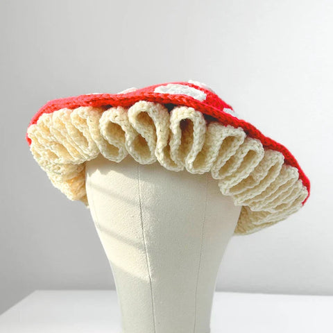 Mushroom beach Hat crochet pattern