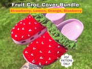 Crocs cover crochet pattern