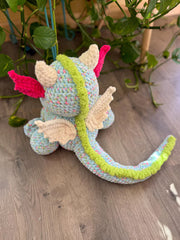 Cuddly Mushroom Dragon crochet pattern